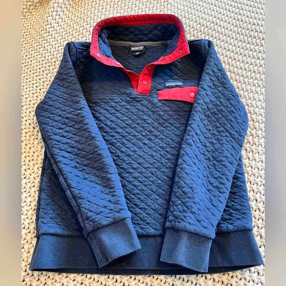 Patagonia Organic Cotton Quilt Snap-T Pullover Women’s XS